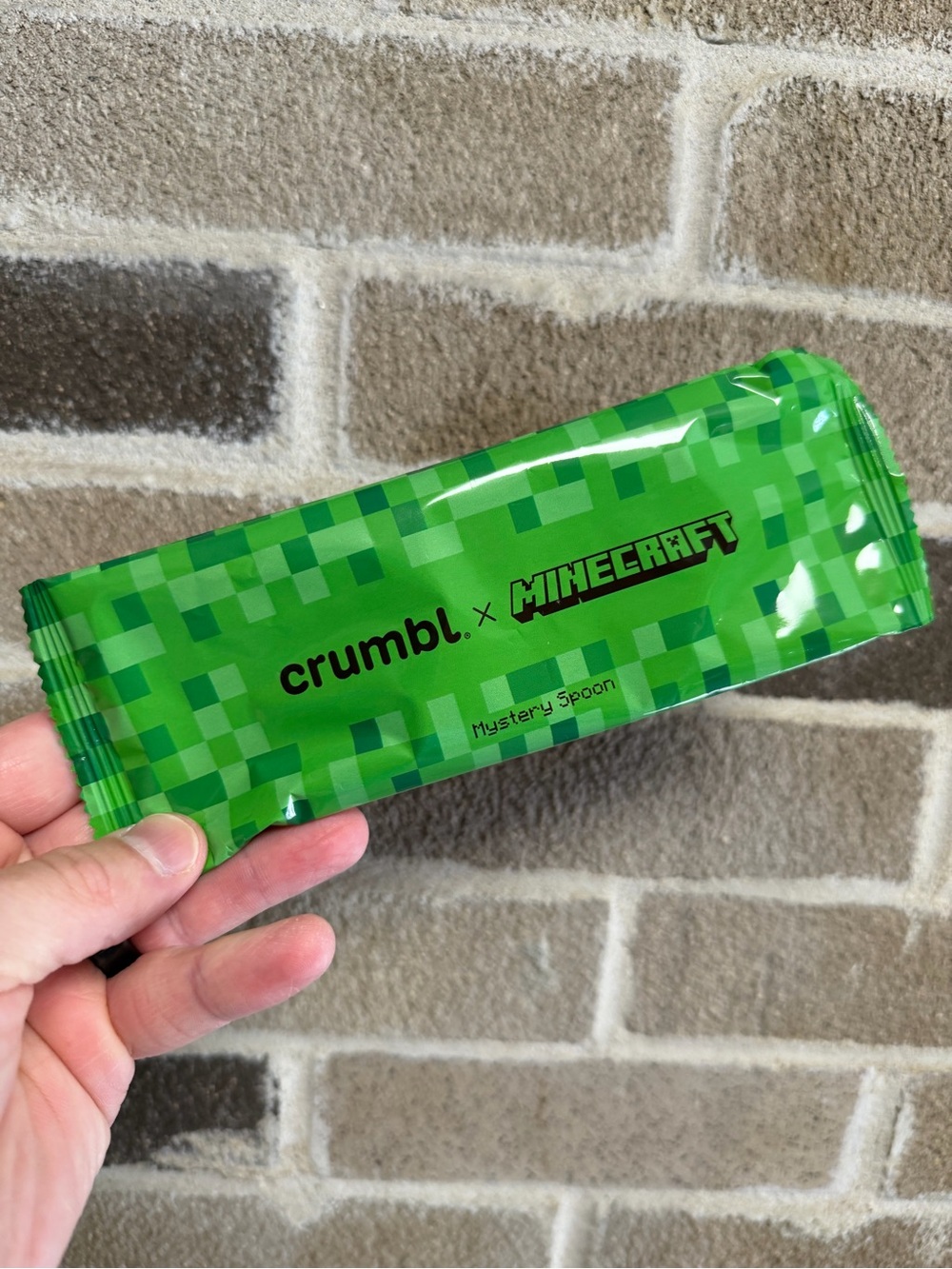 Crumbl x MINECRAFT Green Mystery Spoon - Limited!!!!